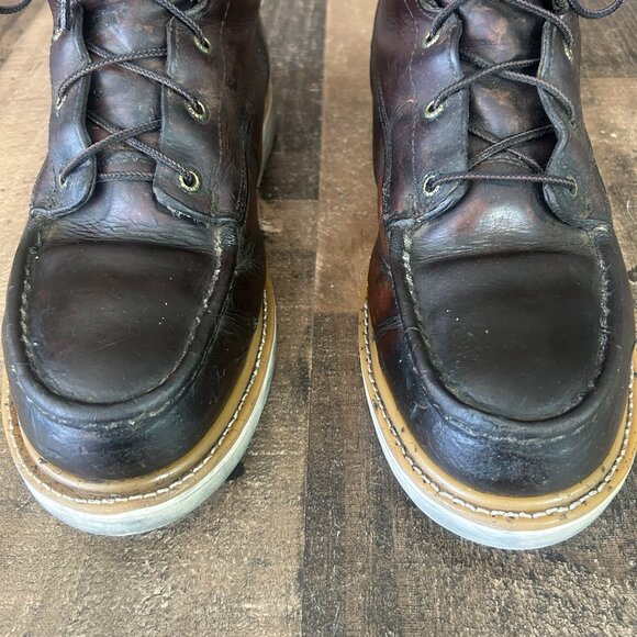 Red Wing Irish Setter 83606 Moc Safety Toe Work Boots Mens 10.5 D - Picture 10 of 12